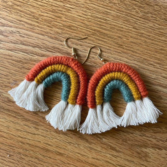Hand Crafted Jewelry - Handmade Macrame earrings
